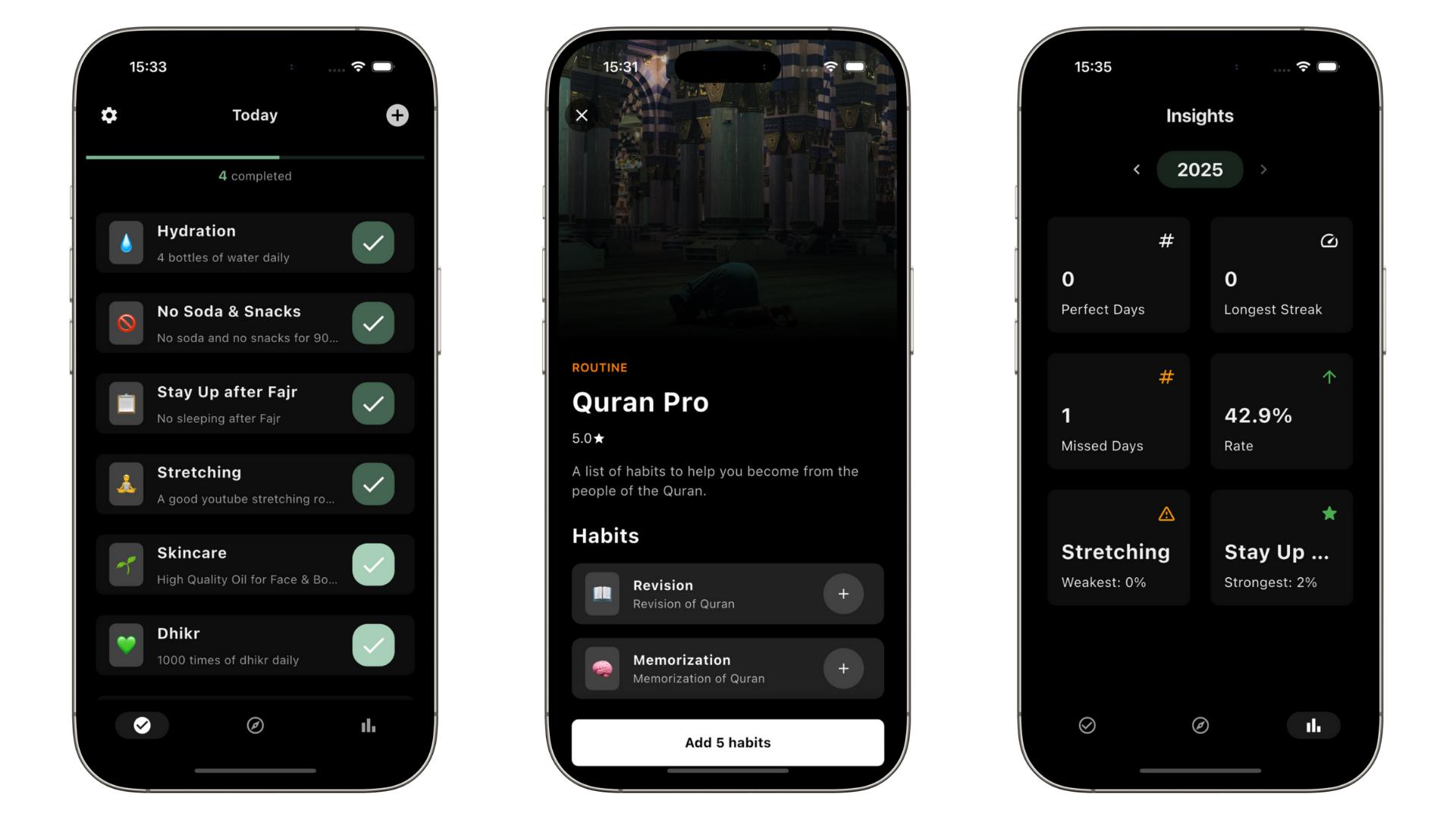 Rooted Overview Screen
